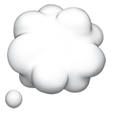 Thought Cloud Emoji